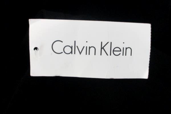 Calvin Klein Women's Dress Pants Black Wide Leg Size 2 With Tags Zipper Fly