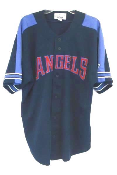 Vintage Starter Blue Jersey Los Angeles Anaheim Angels MLB Men's Size 2XL