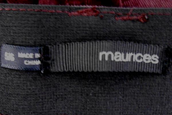 Women's MAURICES JEANS Skinny Jeggings Purple Corduroy Size 5/6