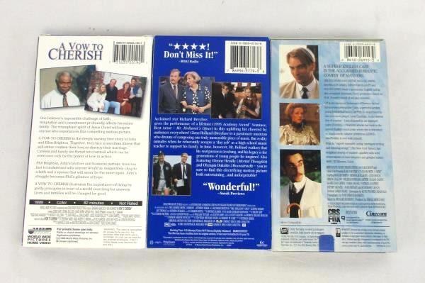 Lot of 6 Drama VHS Movies Michael Almost Famous Mr Holland's Opus Vow to Cherish