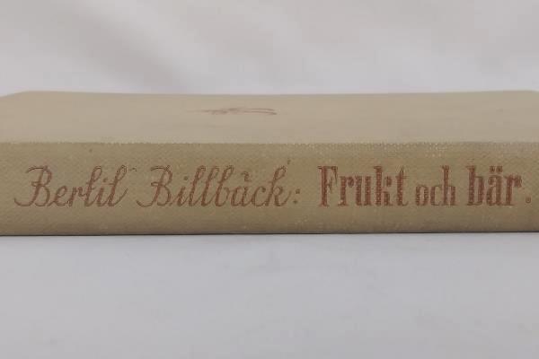 1941 Frukt och Bar by Bertil Billback German Book About Growing Fruit Trees