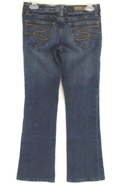 Seven 7 Flare Women's Blue Denim Jeans Size 26