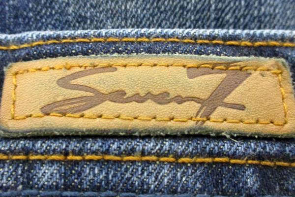 Seven 7 Flare Women's Blue Denim Jeans Size 26