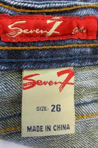Seven 7 Flare Women's Blue Denim Jeans Size 26