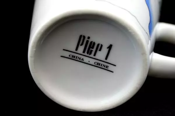 Pier 1 One "Cocoa for Santa Claus" Snowman Cocoa Coffee Mug Winter Snow