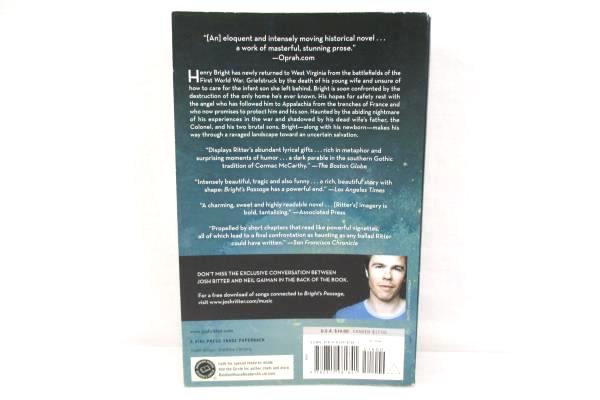Bright's Passage: A Novel by Josh Ritter Softcover 2012 Dial Press Trade Edition