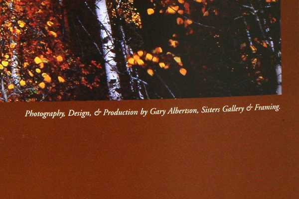 Black Butte Ranch Aspen 2004 Calendar Poster With 2003 Fire Progression Guide