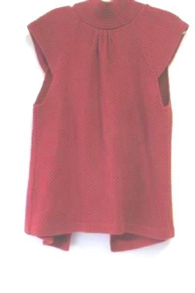 August Silk Women's Red Dress Shirt Size Large