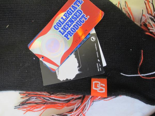 Nike OSU Beavers Scarf Black & Orange Collegiate Licensed Product