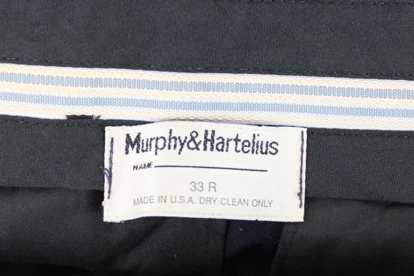 Murphy & Hartelius Pants Slacks Trouser Navy Blue Dress Career Men's Size 33 R