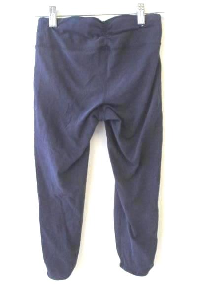 GapFit Solid Navy Blue Women's Leggings Ruffled Bottom Size XS