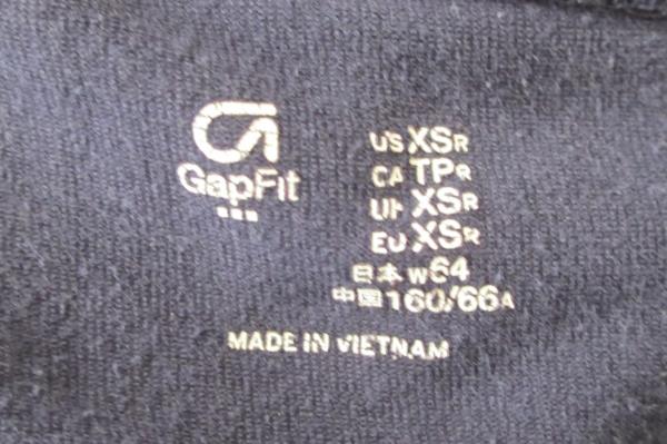 GapFit Solid Navy Blue Women's Leggings Ruffled Bottom Size XS