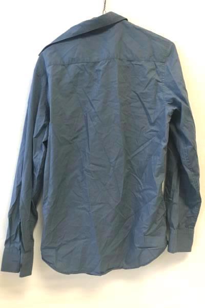 Calvin Klein Men's Steel Blue Full Button Up Long Sleeve Shirt Size S
