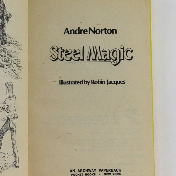 Steel Magic by Andre Norton 1978 First Pocket Books Printing Paperback