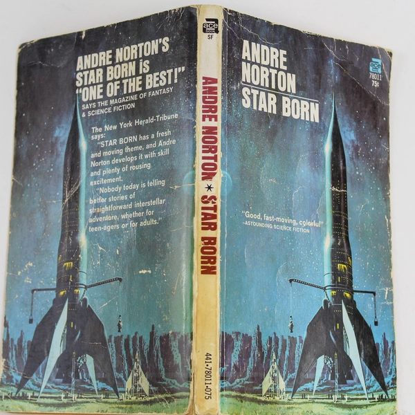 Star Born by Andre Norton 1957 Ace Books Paperback Sci-Fi Novel