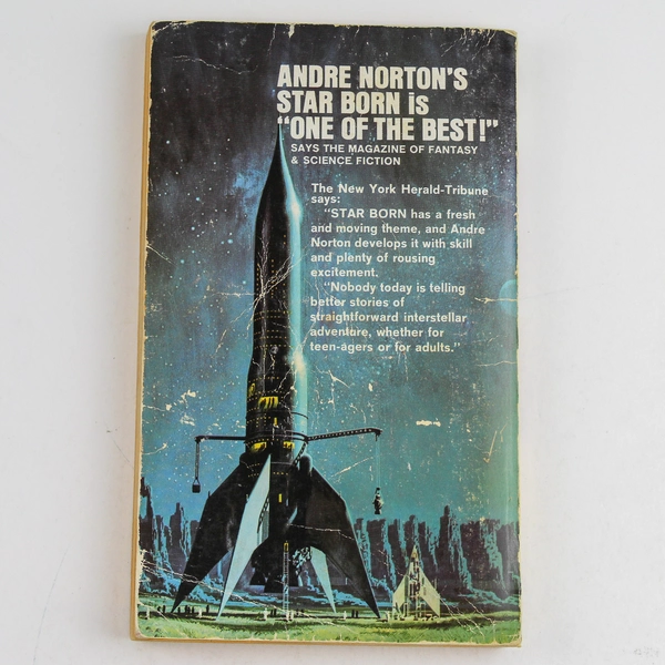 Star Born by Andre Norton 1957 Ace Books Paperback Sci-Fi Novel