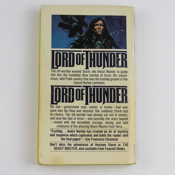Lord Of Thunder by Andre Norton 1962 Fawcett Crest Paperback Novel