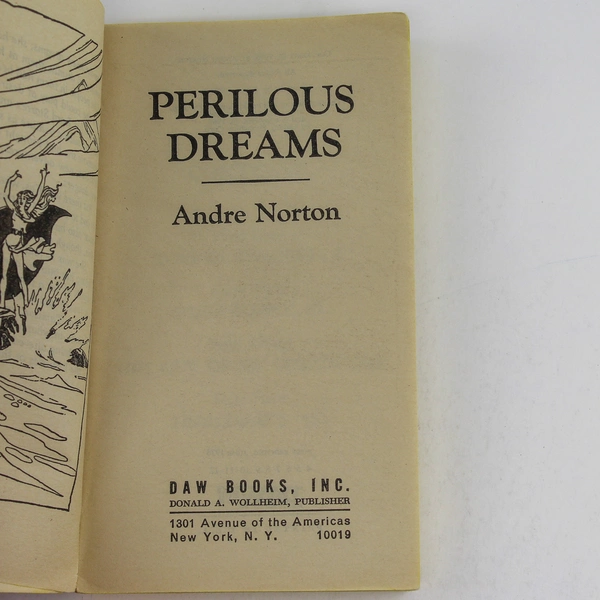 Perilous Dreams by Andre Norton 1976 DAW Books Paperback Novel
