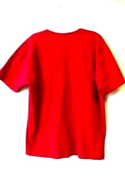 Preview International Women's Red T-Shirt Cotton Short Sleeves Size Large