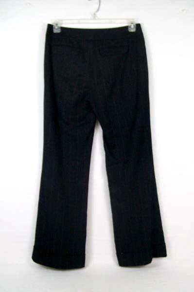 Semantiks Women's Black Lightly Striped Slacks Size 8