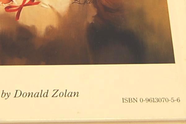 1991 Donald Zolan Children's Christmas Book First Edition Hardcover