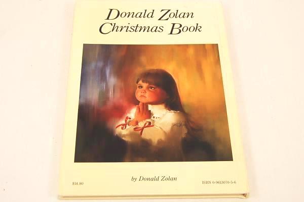 1991 Donald Zolan Children's Christmas Book First Edition Hardcover