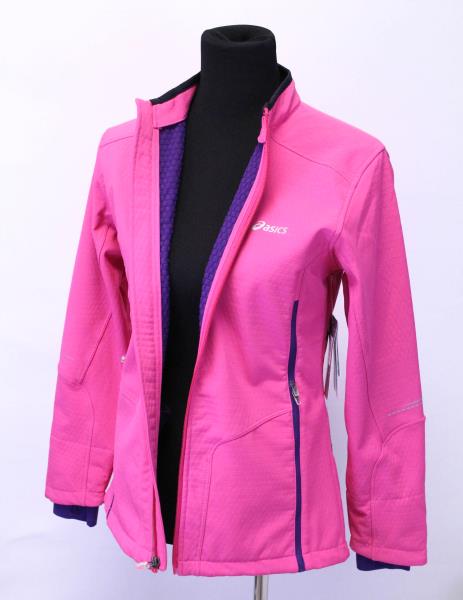 Asics Berry Color Ultra Runner Jacket Womens Medium New Original Tags