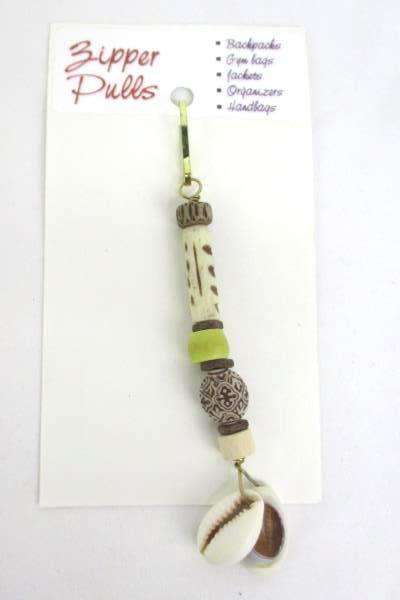 3 Love Those Beaded Butterfly Arrowhead Seashell Zipper Pull Stocking Stuffer