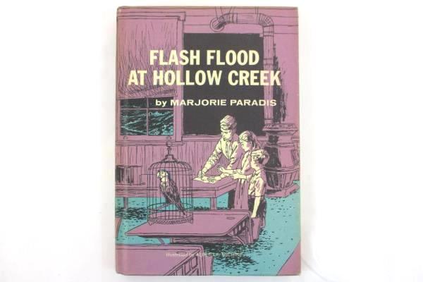 1963 Flash Flood at Hollow Creek Marjorie Paradis Illus. HC Book Weekly Reader