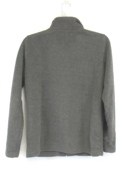 Women's Solid Gray Carolyn Taylor Soft Zip Up Fleece Jacket Size Small