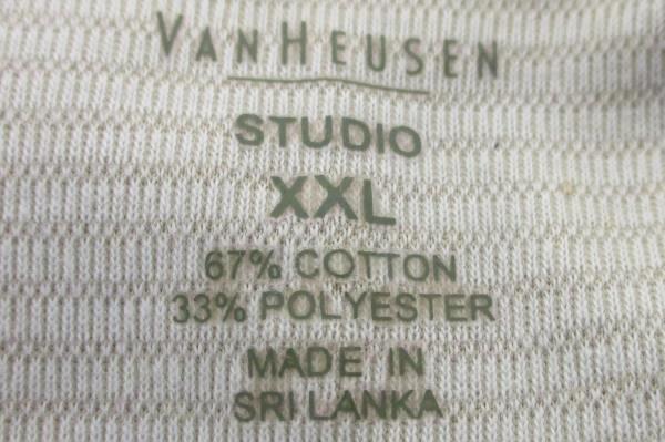 Men's Van Heusen Cotton Blend Short Sleeve Golf Polo Shirt Size 2XL*With Tag*