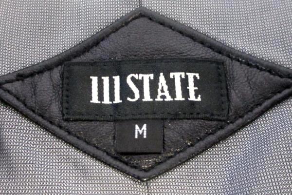 111 State Women's Button up Leather Jacket Black Size Medium
