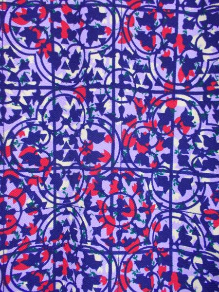 LULAROE "Cassie" Pencil Skirt ~ Purple Floral Print ~ Polyester Crepe Sz XS