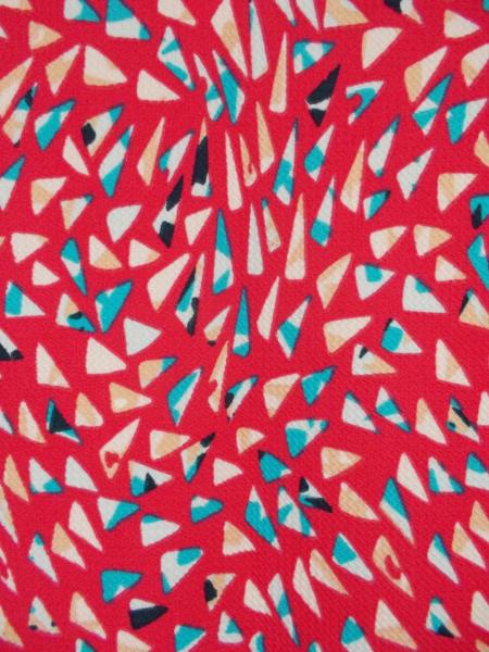 LULAROE "Cassie" Pencil Skirt ~ Pink Geometric 80's Print~ Polyester Crepe Sz XS