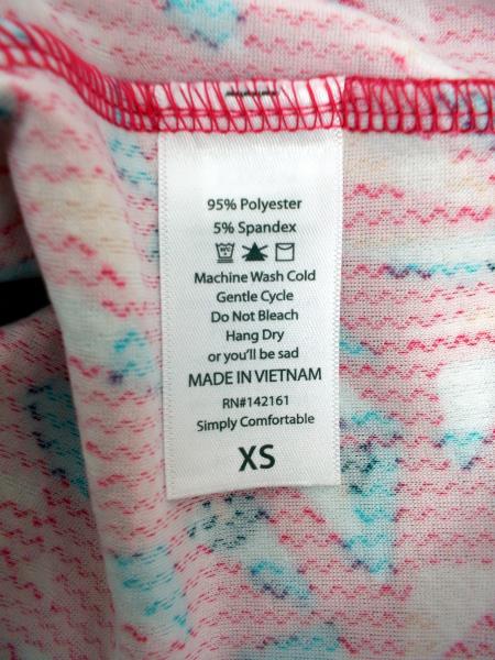 LULAROE "Cassie" Pencil Skirt ~ Pink Geometric 80's Print~ Polyester Crepe Sz XS