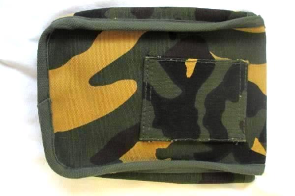 Satchel Multi-Color Camo 100% Cotton Multi-Use Unknown Maker w/ Pockets