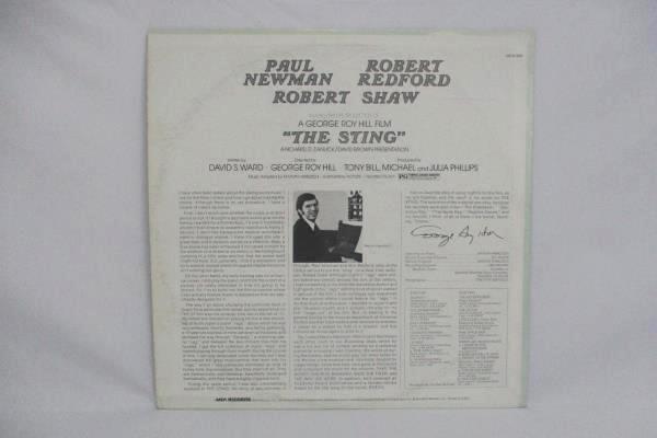 Original Motion Picture Soundtrack "THE STING" Scott Joplin LP Record MCA-2040