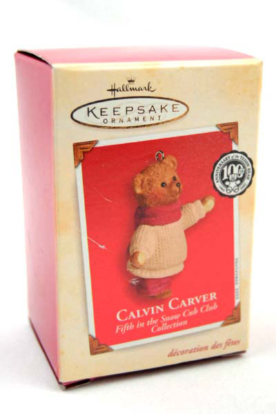 Hallmark Keepsake 2002 Calvin Carver Ornament