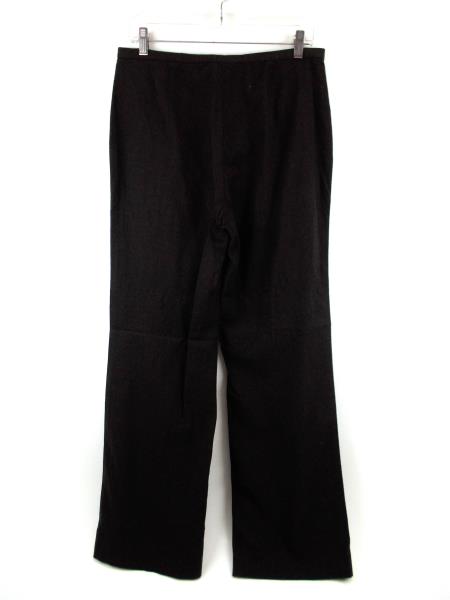 ANN TAYLOR Brown Stretch Wool Career Dress Pants Wide Leg Size 10