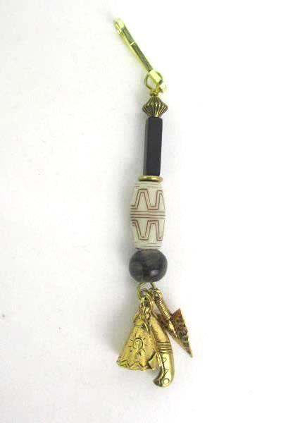 3 Love Those Beads Beaded Butterfly Tepee Seashell Zipper Pull Stocking Stuffer
