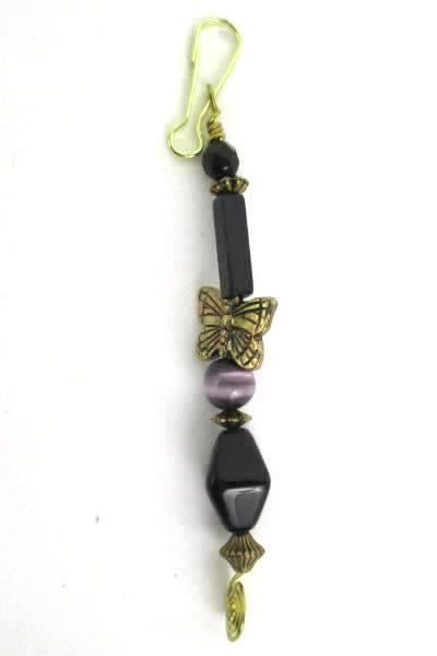 3 Love Those Beads Beaded Butterfly Tepee Seashell Zipper Pull Stocking Stuffer
