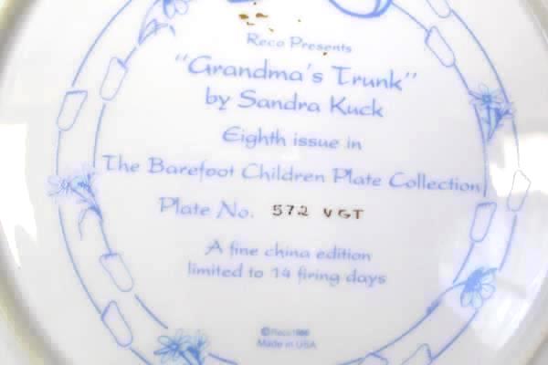 Painted Plate by Reco Grandmother Trunk 8th Plate In The Collection