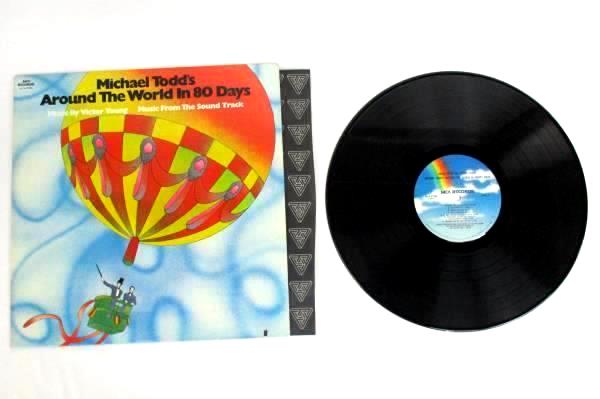 Lot Of 4 Sound Track Vinyl Records 33.3 RPM Around The World In 80 Days Oliver