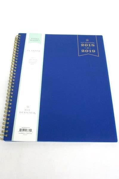 Lot of 3 Day Designer Weekly Monthly Academic Tabbed & Binder Planners 2018/19