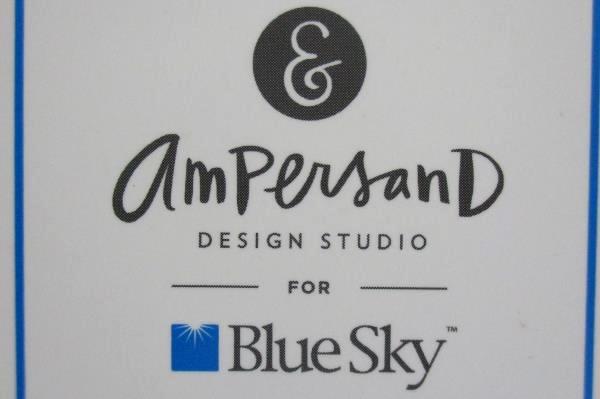 Blue Sky Ampersand 2018 2019 Academic Calendar Planner Weekly Fashion Gold Brush