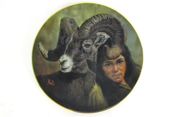 Lot 2 Kern Collectibles Plates The Companion Series "Nature Girl" & "Shepherds"