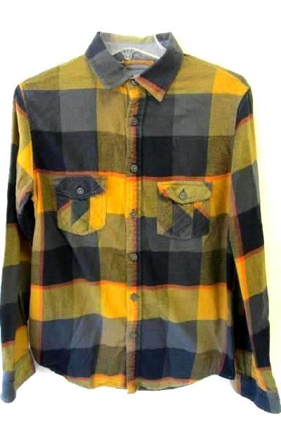 Men's Plaid Multicolored Button Down Shirt By Mossimo Supply Co. Size S