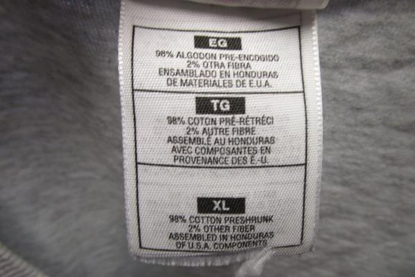 Fruit Of The Loom Men's T-Shirt in Grey Size XL