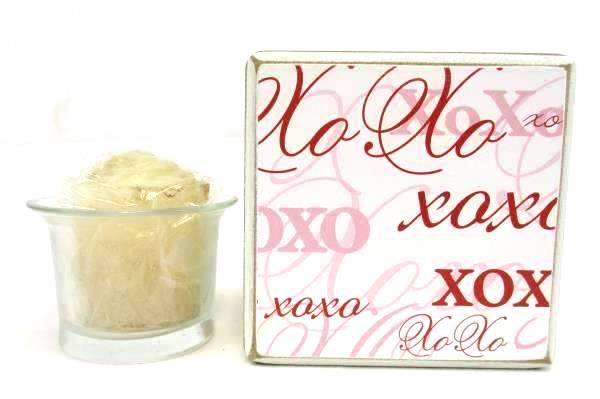Set of 6 Boxed Wood Sweetnotes & XOXO Candle & Holder Love Hearts Decor