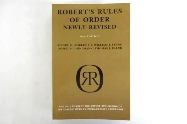 Robert's Rules of Order Newly Revised, 10th Edition 2000 Paperback